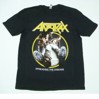 【即納】ANTHRAX Spreading The Disease Track List, Tシャツ