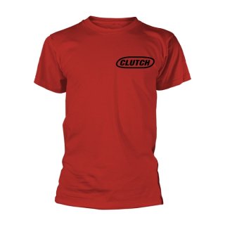 CLUTCH Classic Logo Black/Red, Tシャツ