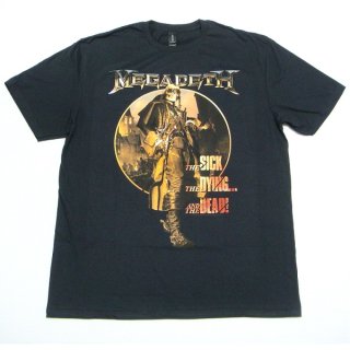 【即納】MEGADETH The Sick The Dying … ANd The Dead Circle Album Art, Tシャツ