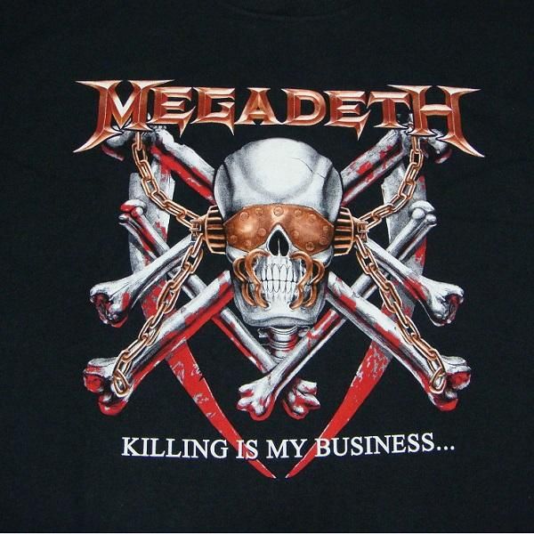 即納】MEGADETH Killing Is My Business, Tシャツ - メタルT
