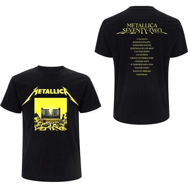 METALLICA 72 Seasons Squared Cover, Tシャツ - メタルTシャツ専門店METAL-LIFE(メタルライフ)