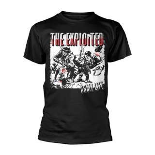 THE EXPLOITED Army Life Blk, Tシャツ
