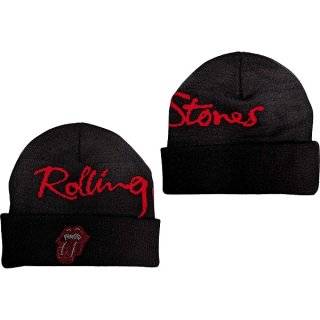 THE ROLLING STONES Embellished Classic Tongue, ニットキャップ