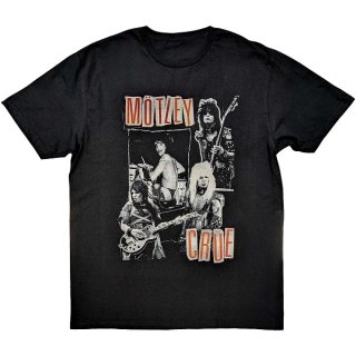 MOTLEY CRUE  Vintage Punk Collage, Tシャツ