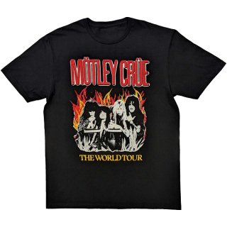 MOTLEY CRUE Vintage World Tour Flames, Tシャツ
