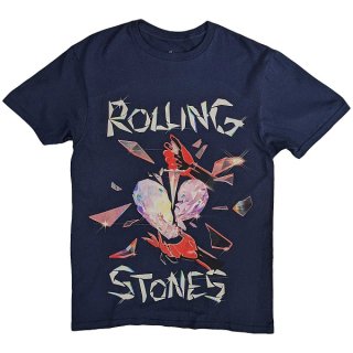 THE ROLLING STONES Hackney Diamonds Heart Navy, T