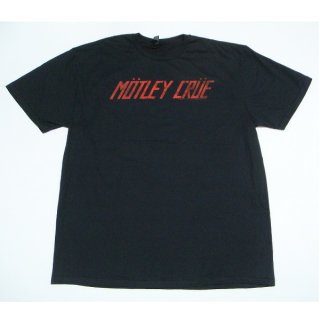 【即納】MOTLEY CRUE Distressed Logo, Tシャツ