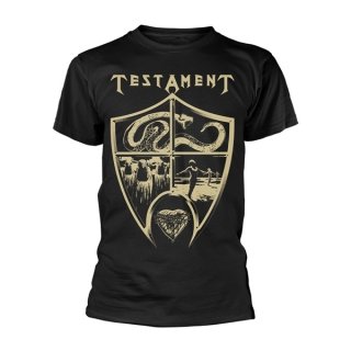 TESTAMENT Crest Shield, Tシャツ
