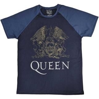 QUEEN Crest Raglan Navy, T