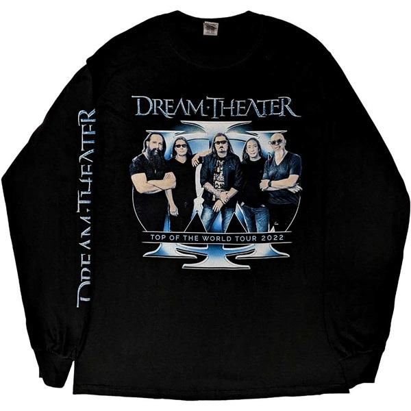 DREAM THEATER Band Photo Totw Tour 2022, ロングTシャツ DREAM THEATER Band Photo Totw Tour 2022, ロングTシャツ