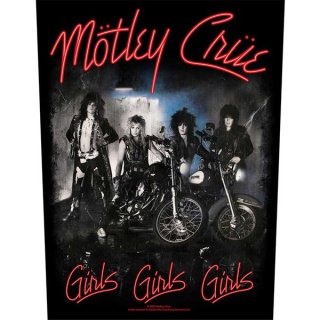 MOTLEY CRUE Girls Girls Girls, バックパッチ