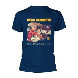 DEAD KENNEDYS In God We Trust Navy, T