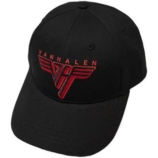 VAN HALEN Classic Red Logo Blk, å