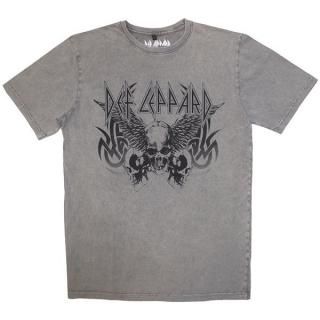DEF LEPPARD Tribal Skull, Tシャツ