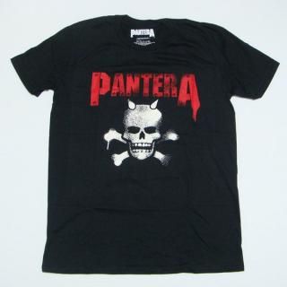 ¨ǼPANTERA Horned Skull Stencil, T