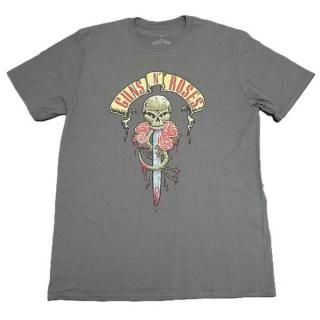 新品:ガンズ・アンド・ローゼズ「レアデザイン■イラストTシャツ」アクセル/スカル 新品:ガンズ・アンド・ローゼズ「レアデザイン□イラストTシャツ