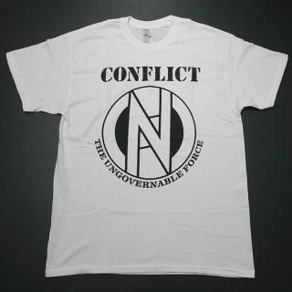 【即納】CONFLICT Standard Issue White, Tシャツ