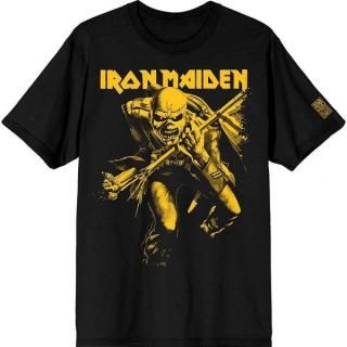 IRON MAIDEN 50 Trooper Crop Yellow, Tシャツ