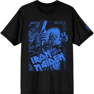 IRON MAIDEN Est. 1975 No Prayer Grave Blue, Tシャツ