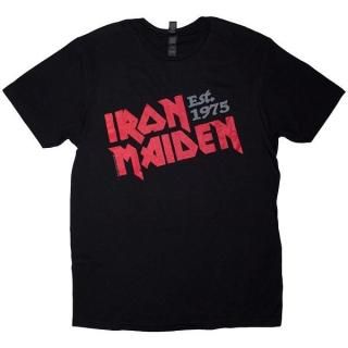 IRON MAIDEN Est. 1975 Slanted Logo, T