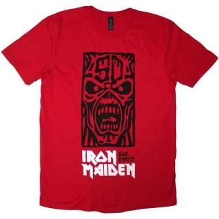 IRON MAIDEN Est. 1975 Stamp Logo Black, T