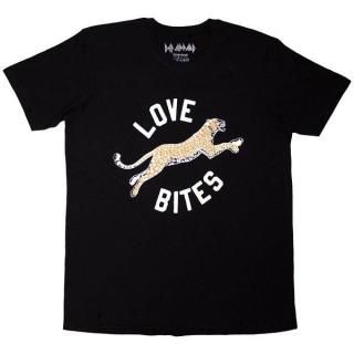 DEF LEPPARD Love Bites Leap Black, T