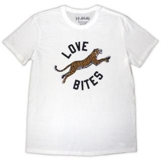 DEF LEPPARD Love Bites Leap White, T