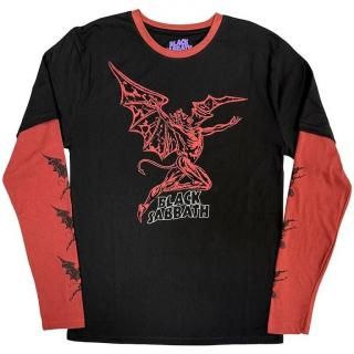 BLACK SABBATH Red Henry Wavy Logo, T
