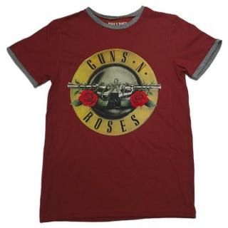 【即納】【アウトレット品】GUNS N' ROSES Classic Logo Ringer, Tシャツ