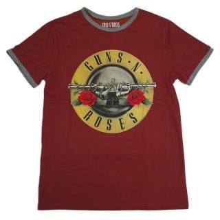 【即納】【アウトレット品】GUNS N' ROSES Classic Logo Ringer 2, Tシャツ