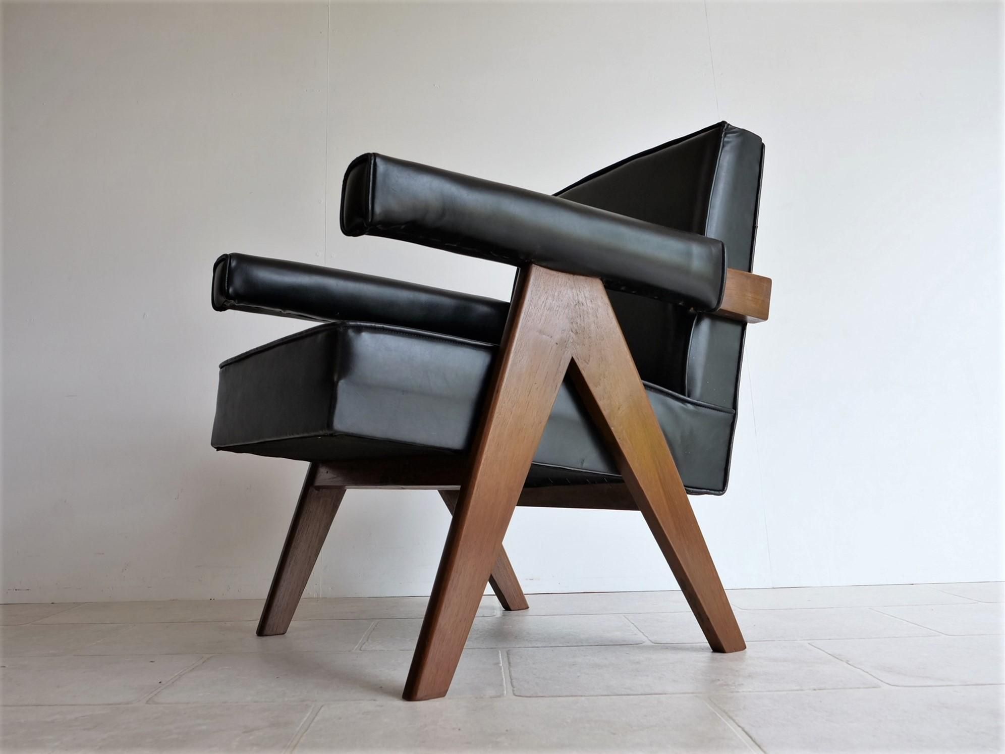 Pierre Jeanneret Armchair リプロダクト 未使用 楽天市場】ピエール・ジャンヌレ オフィスチェア ラタン 古材