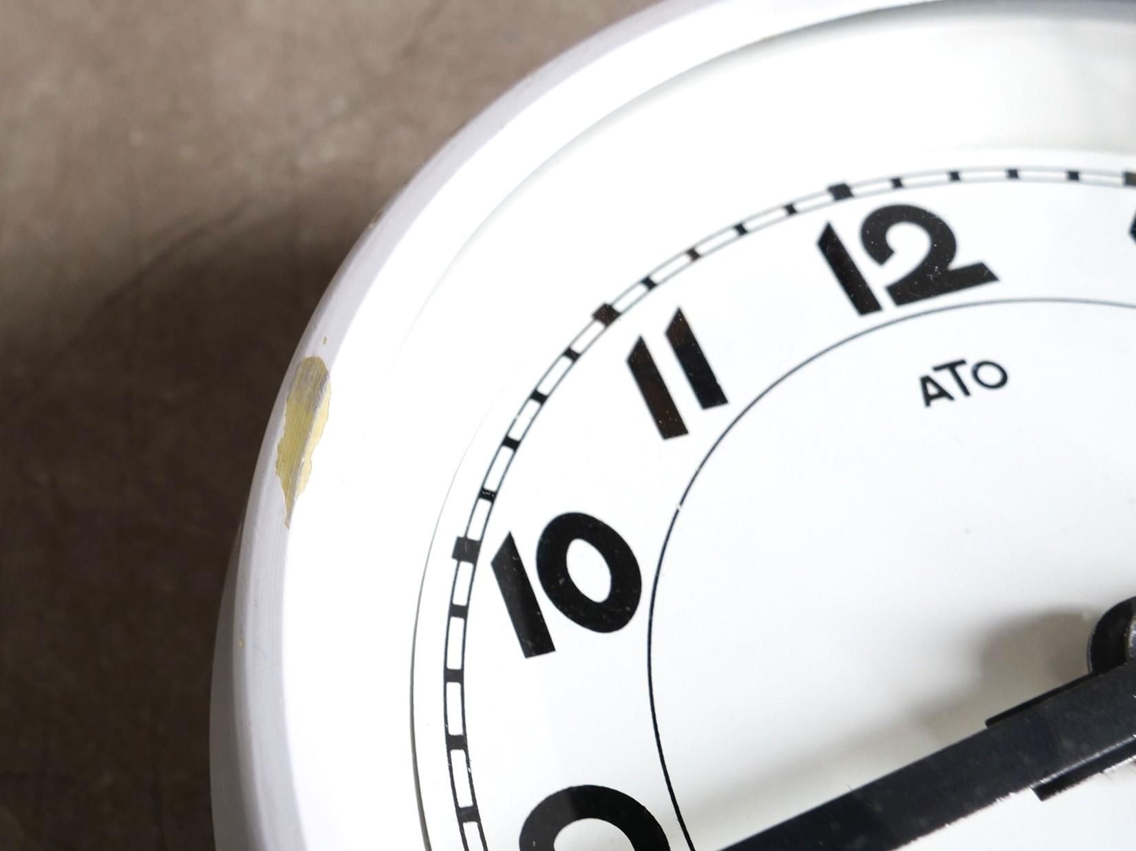 フランス　超希少　ATO社　壁付け時計　ダブルフェイス m03-s82429_001.jpg