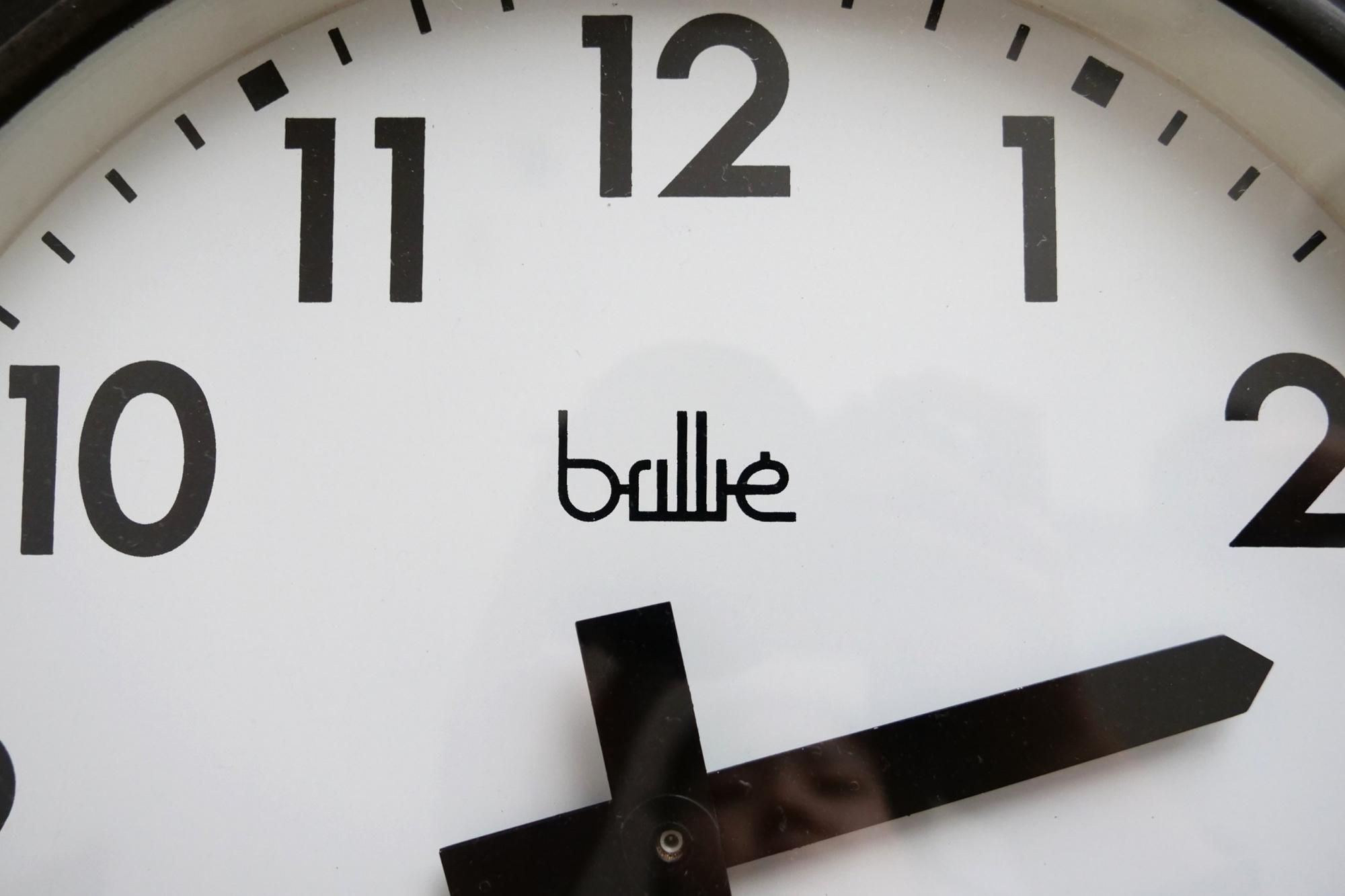 フランス BRILLIE 大型CLOCK 壁掛け時計