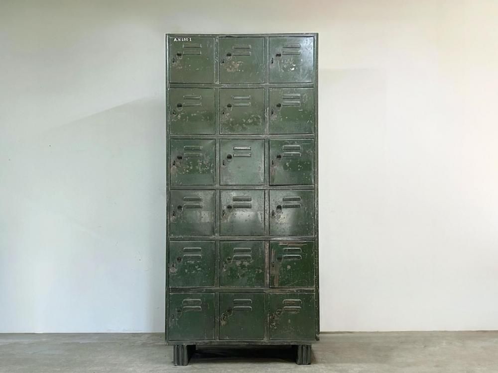 ARMY STYLE アイアンロッカー Antique Lockers STORAGE METAL ARMY STYLE IRON Antique Lockers
