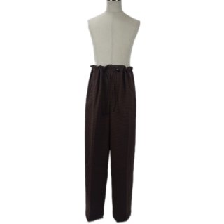 <img class='new_mark_img1' src='https://img.shop-pro.jp/img/new/icons7.gif' style='border:none;display:inline;margin:0px;padding:0px;width:auto;' />【ATHA】GEOMETRIC PATTERN GATHER WIDE EASY TROUSERS