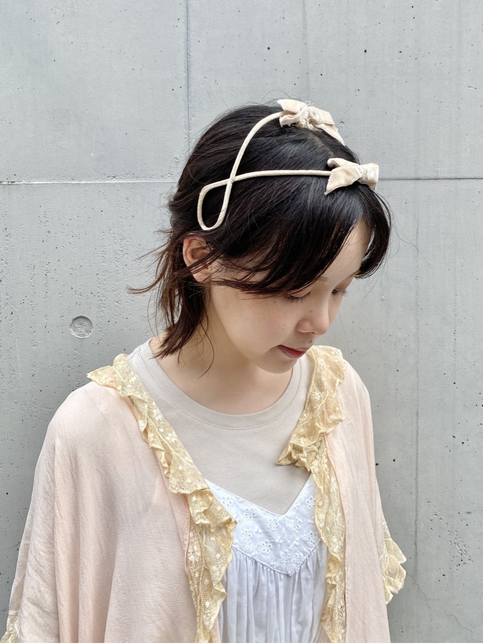 【SALE 30%off】double ribbon head dress