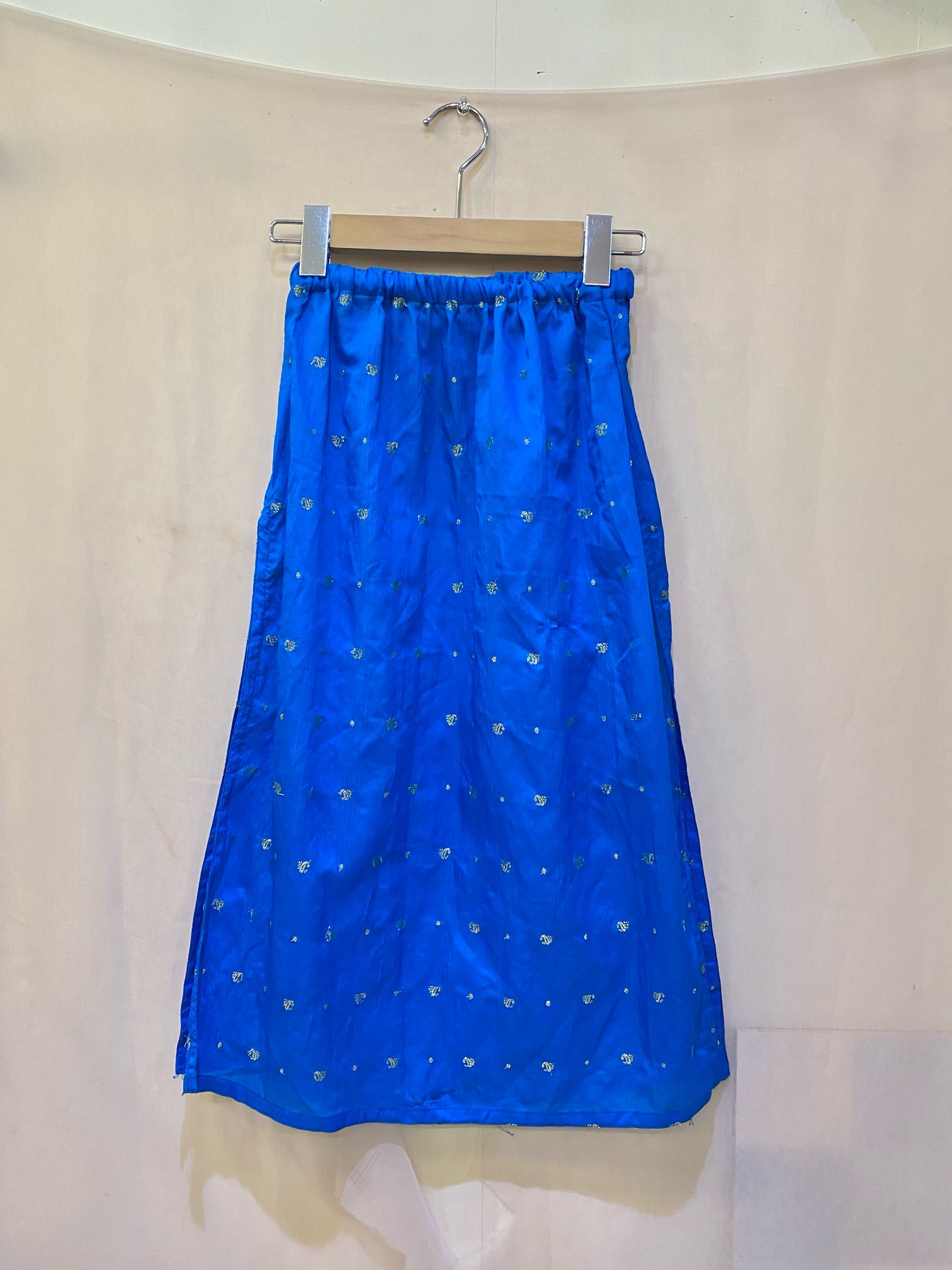 【SALE 30%off】 blue slit skirt