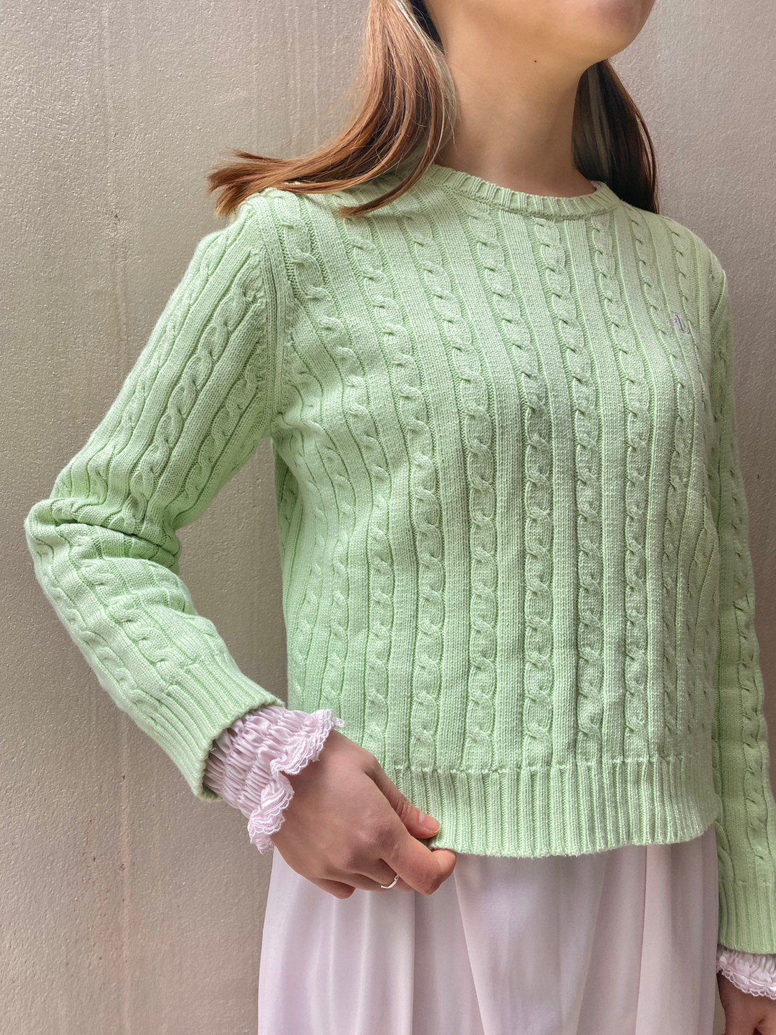 Ralph Lauren pastel green sweater