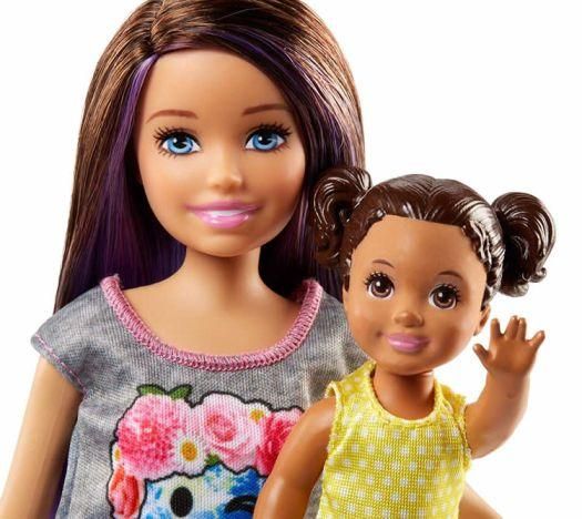 Barbie skippers babysitter stroller playset with doll deals
