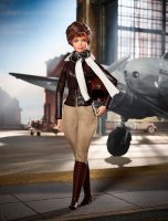 Barbie Inspiring Women Amelia Earhart Doll 