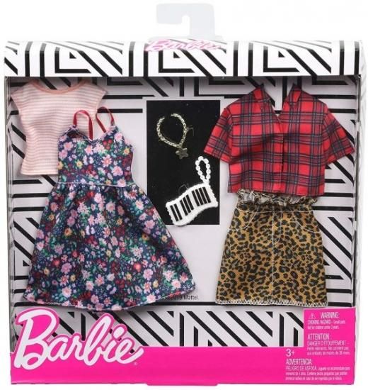 バービー ファッションパック フローラルチェック