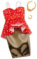 Barbie Clothes(red&gold)