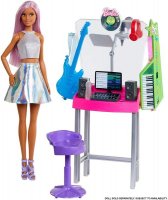 Barbie Career Places Playsets  Musician Recording Studio＆Pop Star Doll