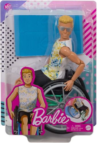 Barbie ​Ken Fashionistas Doll #167 with Wheelchair