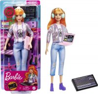 Barbie Career of The Year Music Producer Doll (Colorful Orange Hair）