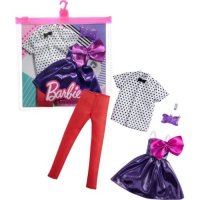 Barbie Fashion Pack with 1 Outfit & 1 Accessoryfor Barbie Doll & 1 Each for Ken Doll