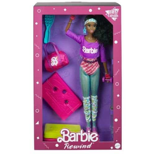 Barbie Rewind 80s Edition Workin' Out Doll with Fashion &Accessories,  Brunette