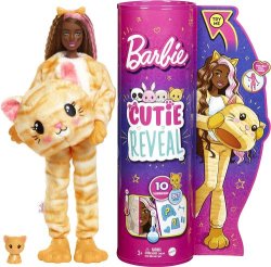 Barbie Cutie Reveal Doll with Kitty Plush