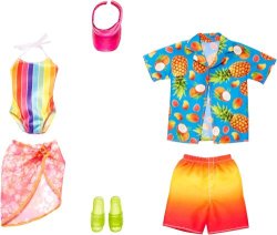 <img class='new_mark_img1' src='https://img.shop-pro.jp/img/new/icons55.gif' style='border:none;display:inline;margin:0px;padding:0px;width:auto;' />Barbie &Ken Fashion 2-Pack, Beachy Fashion and Accessory