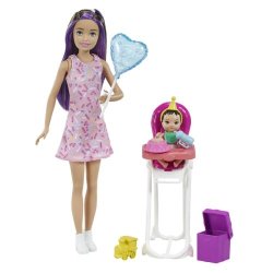 Barbie Skipper Babysitters Inc. Dolls &Playset High Chair &Party-Themed Accessories